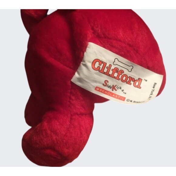 Clifford Big Red Dog Plush Bendable 6” Stuffed Animal Beanie- Scholastic - Picture 4 of 9